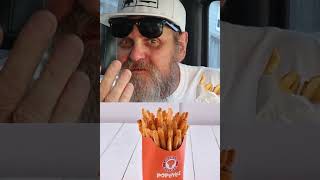 Reviewing Other Peoples Drive Thru Orders Popeyes 1 popeyes honestfoodreviews food [upl. by Nwahc]