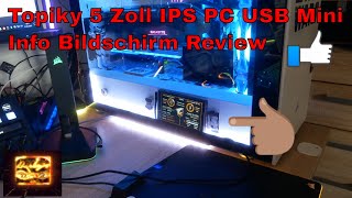 Topiky 5 Zoll IPS PC USB Mini Info Bildschirm Review [upl. by Colvin]