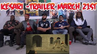 KESARI  Akshay Kumar  Official Trailer  American ReactionReview [upl. by Ardnwahs689]