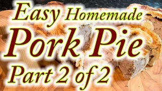 Pork pies made at home from scratch easy step by step instructions Part 2 [upl. by Misha]