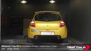 Renault Clio RSR  20T Megane Engine   stage 2  262hp  421nm  ShifTech Engineering [upl. by Arjan]