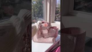 Pack Airport Tote Bag 💰 shorts new totebag packwithme asmr aesthetic chanel chanelbag viral [upl. by Colwen]