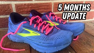 5 Months of Wearing Brooks Trace 2 Shoes as My Every Day Wear  Product Review [upl. by Leahkim]