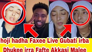 Hoji Hadha Faxee Ilalaa irba Dhukee Irra Kafte Live Gubati Kolfa Mucuqi jene barana 🤣😱🤦‍♀️ [upl. by Elie]