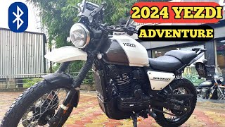 All New 2024 Yezdi Adventure Detail Walkround With Price 🤗🤗 Yezdi Adventure  Local Abroad [upl. by Ajdan]