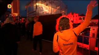 Olympische sporters terug in Nederland [upl. by Cozmo706]