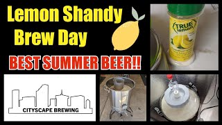 Best Summer Beer  AllGrain Brew Day  Lemon Shandy [upl. by Kcitrap477]