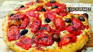 FOCACCIA BARESE FATTA IN CASA  Ricetta Originale [upl. by Mccormick]