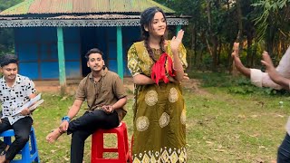 আরোহীর শুটিং দেখতে এসেছে মিরাজ ।new natok shooting video [upl. by Apicella]