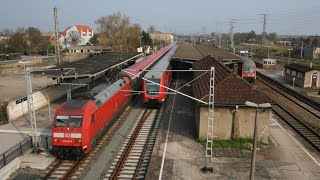 Eisenbahnkreuz im Nirgendwo Turmbahnhof Falkenberg Elster [upl. by Alene379]