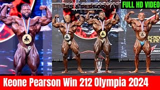 212 Mr Olympia 2024 Winner Keone Pearson🏆 Shaun Clarida  amp Speech [upl. by Hild]