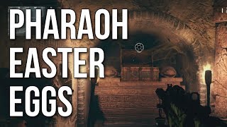 Pharaoh Easter Eggs Secret Room All Perks KEM amp Scarabs Ghosts Invasion DLC [upl. by Monetta]