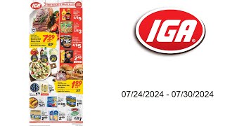 IGA Weekly Ad US  07242024  07302024 [upl. by Sedberry913]