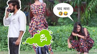 Funny fart prank at CP Delhi  prikshitbholavlogs3903 [upl. by Banna251]