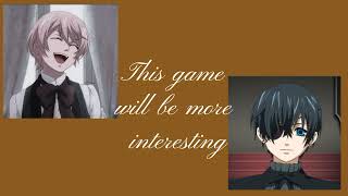 Seeking attention Ciel x Alois x Listener  ASMR [upl. by Koerner]