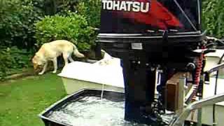 Tohatsu 25hp outboard 2 stroke [upl. by Otsirave]