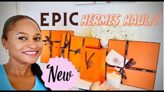 MASSIVE HERMES HAUL amp UNBOXING  LUXURY UNBOXING  HERMES READY TO WEAR HERMES HOME amp ACCESSORIES [upl. by Anahs]