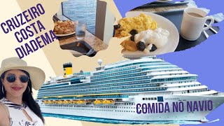 Cruzeiro Costa Diadema Comidas e doces🥗🍤🍣🥯🥯 [upl. by Anadal]