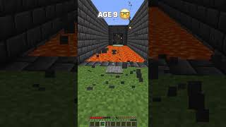 Deluding Traps at different Ages meme shorts minecraft [upl. by Erik]