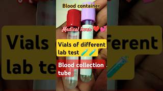 Blood collection tubesvials forbloodtesting kgshortyt healthhospitalpathologylaboratory [upl. by Melesa871]