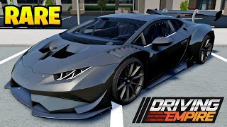 I BUILT THE RAREST LAMBORGHINI HURACAN in Roblox Driving Empire [upl. by Simonetta]