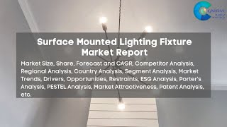 Surface Mounted Lighting Fixture Market Report [upl. by Irrej]