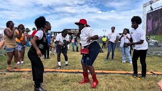 Fried chicken festival 2024 New Orleans Louisiana ft Second Line Shorty highlights [upl. by Cleodell907]