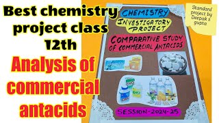 Analysis of commercial antacids chemistry project class 12th antacids chemistryproject chemistry [upl. by Thacher]