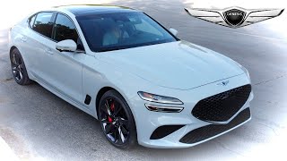 2023 Genesis G70 Review 33T V6 AWD Sport Prestige [upl. by Aimar798]