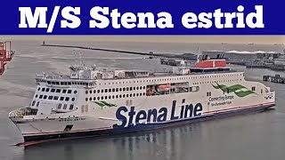 Stena line MS Stena estrid arriving to Dublin [upl. by Neema772]