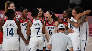 USA Women Basket Ball Team Handled The Pressure Very Well To win Gold Again France [upl. by Resiak]