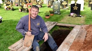 Britains Grave Digger Of The Year Finds Job Comforting [upl. by Lymn]