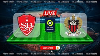 Stade Brestois 29 vs OGC Nice 🔴Live Match Today⚽🎬 [upl. by Emiline]