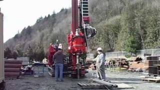 Watch a sonic drill rig buzz through the ground [upl. by Jedd]