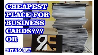 500 business cards for only 999 Sounds like a scam Vistaprint review [upl. by Magas213]