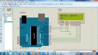 Arduino to 162 LCD Display Proteus  Arduino Proteus Simulation tutorial  5 [upl. by Longwood325]