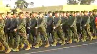 USMC Marine Recruits Marching San Diego Recruit Depot [upl. by Ykcul]