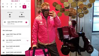 foodora Vienna Austria second day working daybest food delivery service [upl. by Daffie738]