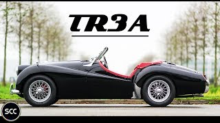 TRIUMPH TR3 A  TR3A 1960  Test drive in top gear  Engine sound  SCC TV [upl. by Gahl457]