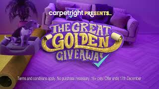 Carpetright Great Golden Giveaway [upl. by Xylia]