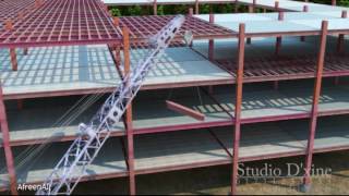 How to make steel building construction process [upl. by Siuqram]