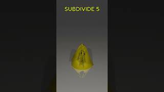 Transparent Cloth on Blender 1 vs 7 Subdivide [upl. by Nahsrad]