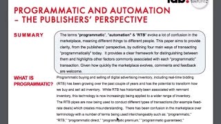 Understanding The Programmatic Ecosystem for Media Buyers amp Sellers [upl. by Ahsenwahs]