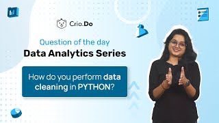 How do you perform data cleaning in PYTHON  Data Analytics Interview Prep [upl. by Keely671]