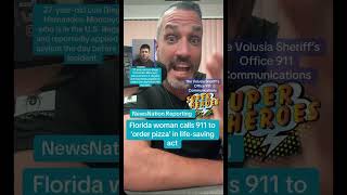 Florida woman calls 911 to ‘order pizza’ in lifesaving act [upl. by Llenrac598]