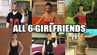 GTA San Andreas How To Get Girlfriend  All Girlfriend Locations Guide [upl. by Alecram]