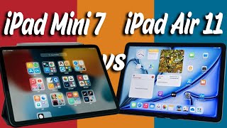 iPad Mini 7 vs iPad Air 11 2024  Which Is Better [upl. by Suzette714]