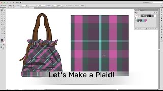 Creating a Plaid Fabric Pattern [upl. by Cela731]