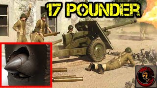 Was the 17 Pounder the best Allied AntiTank Gun in WW2 [upl. by Nnyre]