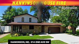 Hankinson House Fire [upl. by Hardigg110]